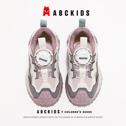 ABCkids童鞋女童二棉鞋加绒运动鞋冬季儿童老爹鞋青少年保暖棉鞋 商品图4