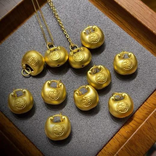 小胖福足金吊坠 商品图3
