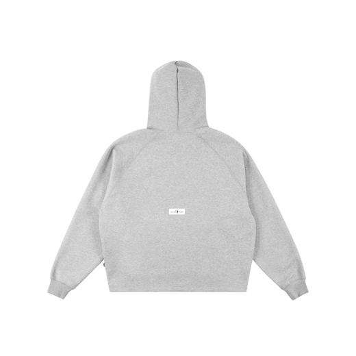 S.LAB | NASA系列灰色短宽插肩帽衫 商品图1