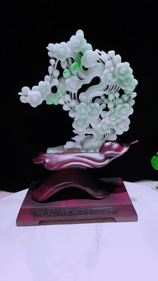 620344翡翠摆件【喜上眉梢 一路相伴】 商品图4