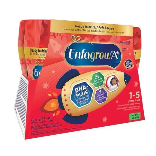 【跨境进口】常温无冰袋义乌仓发顺丰 | 加版美赞臣3段水奶1岁+ 237ml*6  4件起售，保质期至26.11 | 报关后不支持退换货，介意慎拍 商品图1