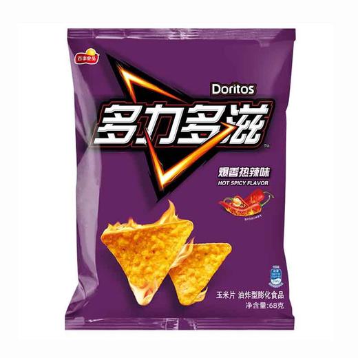 多力多滋玉米片68g爆香热辣味休闲膨化薯片零食小吃 商品图0