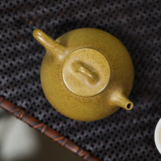 【青山特惠】宜兴 原矿高温段泥 子冶石瓢 全手工紫砂壶 .230cc 方勤平【国工】 商品图3