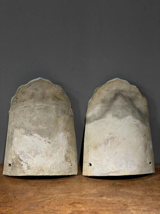 青花模造凤纹瓷瓦当一对，顺丰包邮 商品图12