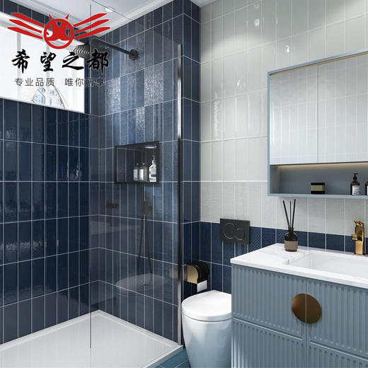 瓷砖阳台厨房吧台长条佛山红色100X300mm浴室北欧墙砖卫生间砖 商品图3