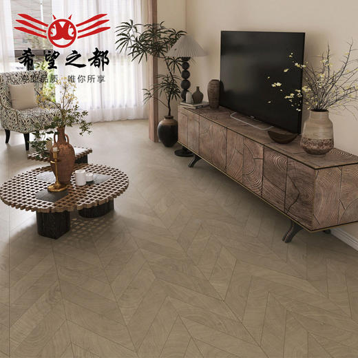 地板砖客厅面风AB拼仿鱼骨复古木纹300x1200实木法式菱形原木瓷砖 商品图2