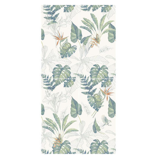 微300x600全瓷地砖阳台法式柔光厨卫花砖水泥莫兰迪素色墙砖连纹 商品图4