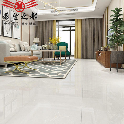 13.5氧吧大理石800瓷砖*加厚生态 佛山mm800地砖负离子地板砖通体 商品图2