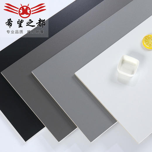 哑光墙砖灰色灰色卫生间仿古砖纯白色600地砖瓷砖300x600客厅厨卫 商品图0