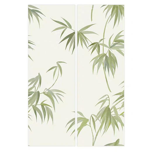 南洋卫生间墙砖厨房浴室法式花砖瓷橄榄绿地砖竹叶复古300x900风 商品图4