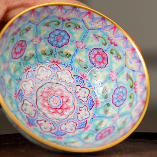 溢珍堂绿地卧足杯 商品图2