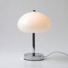 台灯风书房北欧床头装饰灯卧室创意丹麦蘑菇民宿玻璃台灯客厅奶油 商品缩略图1