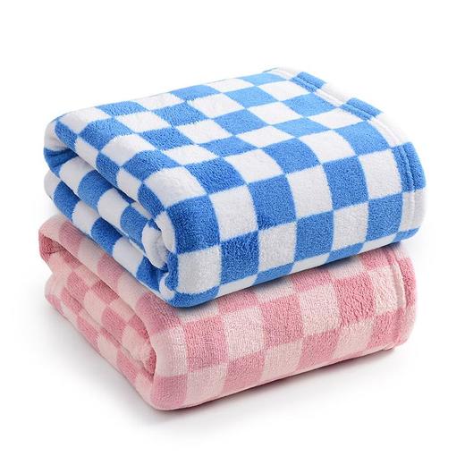 洁丽雅格子浴巾吸水亲肤家用洗澡巾擦拭居家纤维棋盘格款2024新款 商品图2