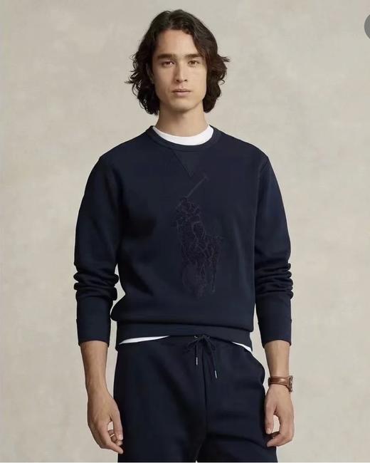 .清仓sm码！三色超厚复合绒RalphLauren！ 秋冬卫衣 拉夫劳伦polo 2024款拉夫劳伦情侣款圆领  马术卫衣 商品图1