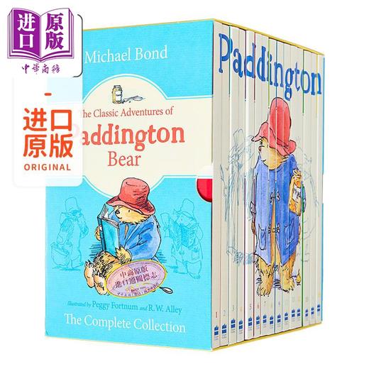 【中商原版】帕丁顿熊的经典冒险全集15本书盒装 Paddington Complete Collection 15 titles 英文原版 儿童卡通动画 故事书 商品图0