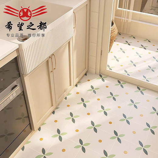 厕所浴室法式瓷砖微复古地砖300x800燕子奶油墙砖洗手间水泥花砖 商品图3