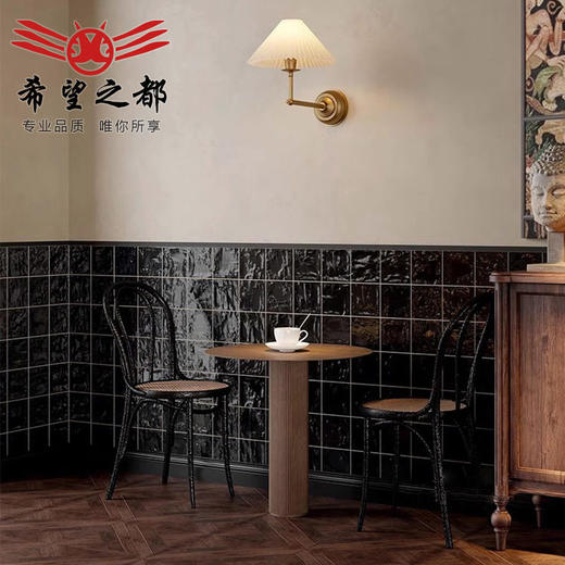 白砖浴室意式卫生间方砖小砖长条形复古渐变厨房厕所手工墙砖瓷砖 商品图3