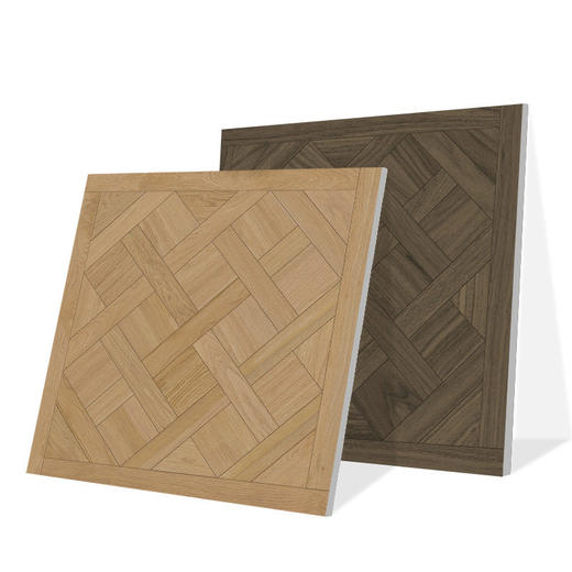 800x800mm中古客厅法式凡尔赛胡桃木木纹地板砖砖南洋瓷砖风地砖 商品图4