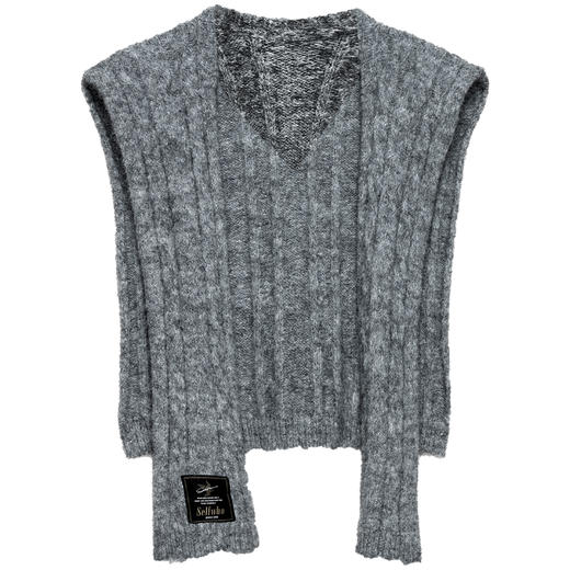 SELFWHO*方形披肩围巾百搭保暖女款2024秋冬新款时尚装饰围脖 商品图3