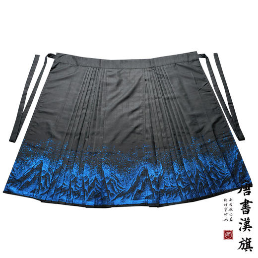 【千里江山·川澜】织金妆花精美新中式国风马面裙萤火川澜套装 商品图5