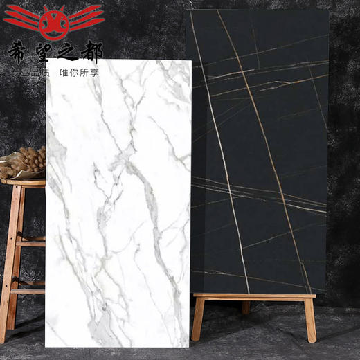 背景墙400规格*大理石1200通体客厅大瓷砖2大板岩板6mm瓷砖厚度 商品图2