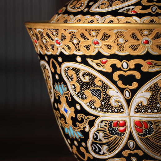 溢珍堂-梦蝶盖碗 商品图7