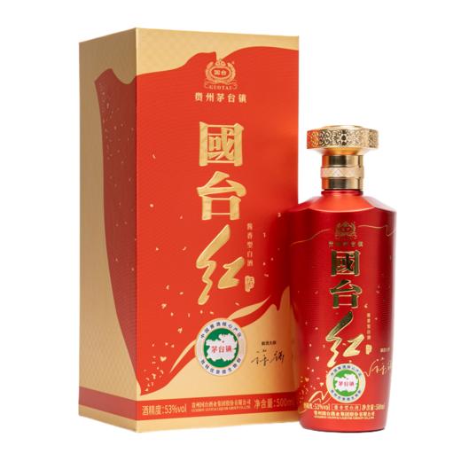【团购联系客服】贵州国台酒国台红53度酱酒 500ml 整箱6瓶 商品图1