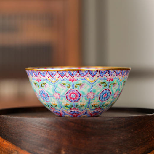 溢珍堂绿地卧足杯 商品图6