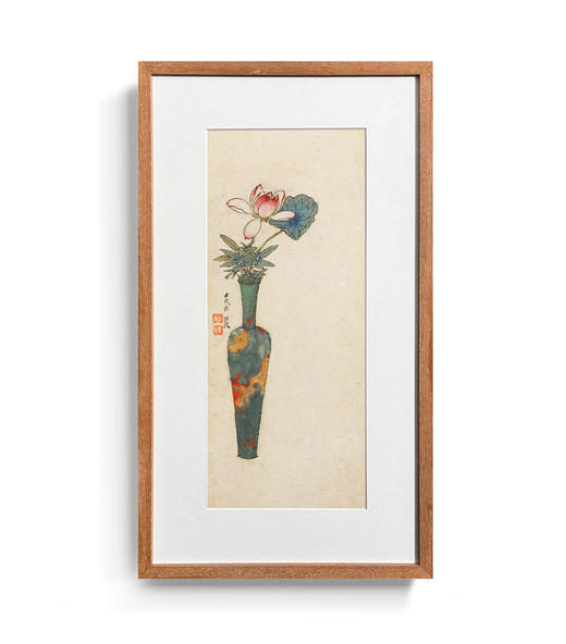 伽罗 JALO 挂画-陈洪绶-花卉册（2个工作日内发货） 商品图0