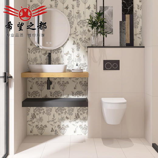 小洗手间墙砖蝶恋花300x600花砖瓷砖卫生间复古法式厨房地砖浴室 商品图2