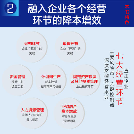 降本增效 用内部控制提升企业竞争力 降低企业经营成本 人效倍人效倍增 竞争力有效内控方法 风险管理企业管理图书 商品图3