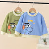 【萌趣时尚，休闲舒适】儿童长袖秋季新款 圆领纯棉卫衣 宽松上衣 卡通小童装 秋装男婴童卫衣-QQ 商品缩略图1