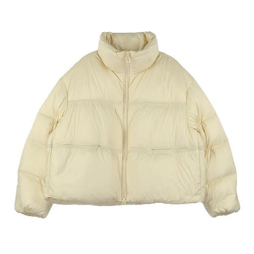 NEELLY纳俪商场同款冬季新款90白鹅绒羽绒服女宽松短款面包服外套N24104L07761 商品图3