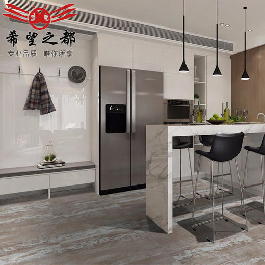 600x1200哑光西班牙厨房阳台瓷砖水泥釉卫生间墙砖防滑金属微地砖 商品图1