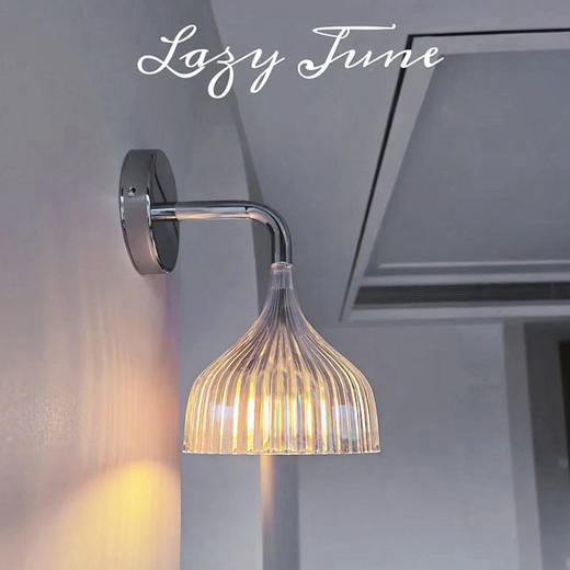 风奶油玻璃过道氛围壁灯中古北欧灯背景墙卧室书房床头阳台走廊 商品图1