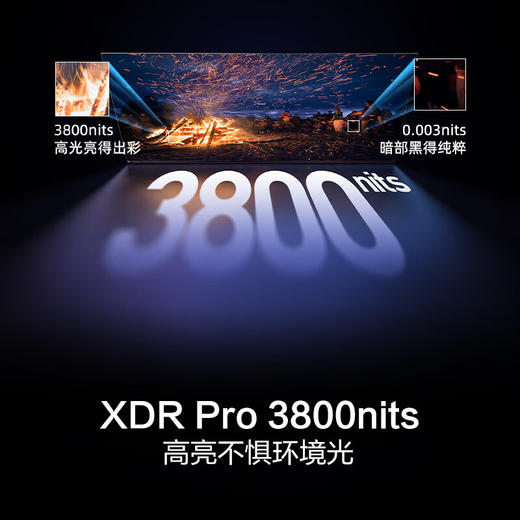 海信电视75E7N 75英寸 ULED超画质 信芯AI芯片 2340分区Mini LED 超薄内嵌巨幕大屏 以旧换新能效补贴 商品图4