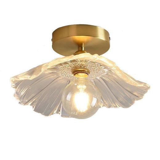 灯吸顶灯关灯复古轻奢网红过吸顶灯玄关走廊道荷叶过道灯玄网红小 商品图4