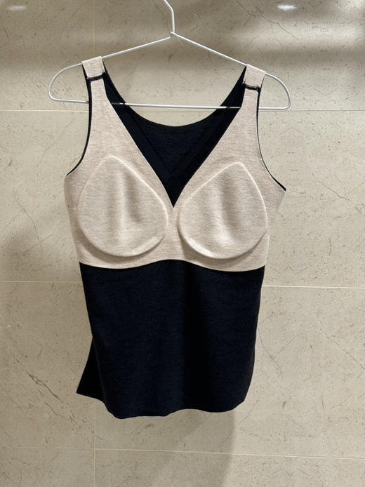 24秋冬--德绒羊毛蚕丝无痕带胸垫保暖背心【包邮/三天无理由退换】 商品图9