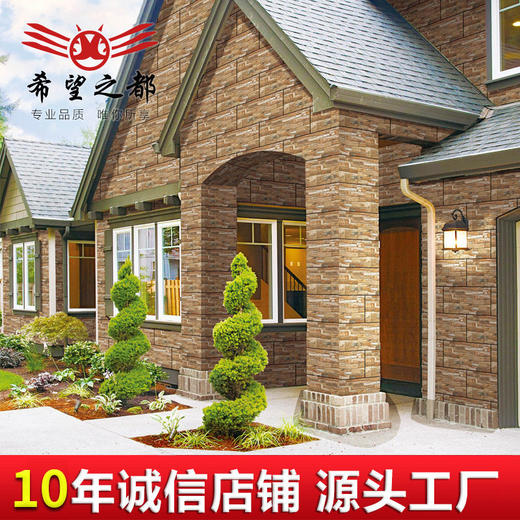 文化欧式外墙外墙背景墙600多层次瓷砖效果 300佛山 *石 商品图2