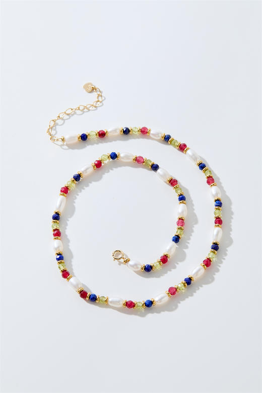 pearl moments  彩云之南 彩石珍珠项链 商品图2