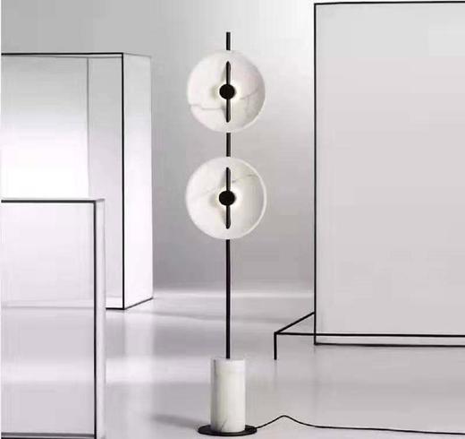 双头设计师落地灯书房后现代可仿树脂旋转壁灯样板房大理石卧室 商品图3