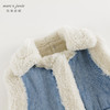 马克珍妮女童休闲潮流仿羊羔绒牛仔马甲儿童2024年秋冬新款241360 商品缩略图4