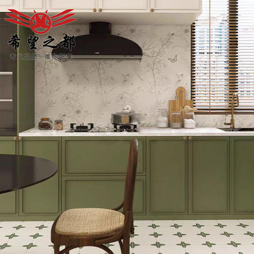 复古风厨房厕所燕子花砖地砖300x900mm法式南洋墙砖卫生间瓷砖 商品图1