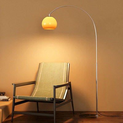 卧室中古玻璃灯具落地灯钓鱼旁客厅复古落地灯月光法式包豪斯沙发 商品图1