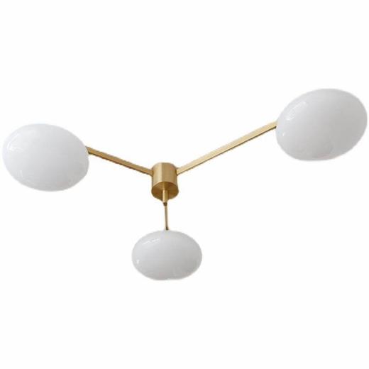 风法式书房民宿奶油客厅吸顶灯黄铜吸顶灯星座卧室北欧中古吸顶灯 商品图4