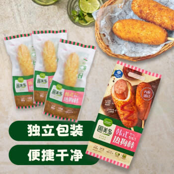 圃美多【年货节热销】韩式热狗棒3支 240g 儿童早餐开学季速冻 商品图3