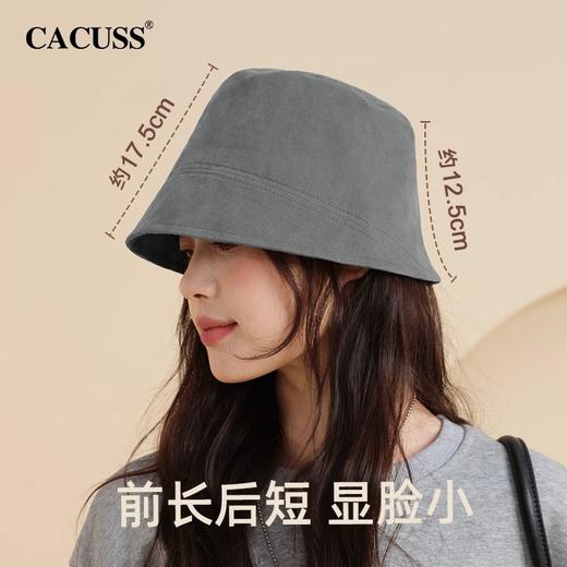 CACUSS帽子女秋冬季2024新款渔夫帽气质百搭可折叠透气显脸小盆帽PM240394 商品图2