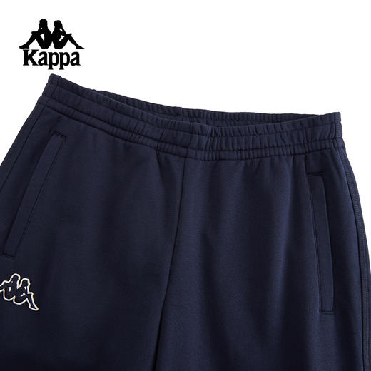 Kappa卡帕背靠背秋冬新款休闲运动长裤加绒束脚裤保暖针织裤男裤K0E72AK08 商品图1