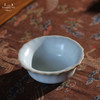 问鼎汝瓷收藏款月白菊花杯 商品缩略图2