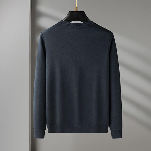 【加绒】【绵羊毛】【新款DDS】大依优型大码男装V领毛衫线衣针织衫休闲加肥加大男士胖子大码内搭上衣毛衣 商品图2